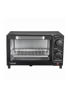 Mainstays 4 Slice Countertop Toaster Oven with 3 Settings, Black, New