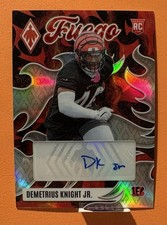 Demetrius Knight Jr. 2025 Panini Phoenix Fuego Signatures #FUS-DKJ HOLO AUTO