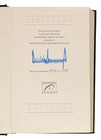 DONALD TRUMP SIGNED LEATHER-BOUND BOOK * PSA LETTER * PRESIDENT AUTOGRAPH * AUTO — photo 2