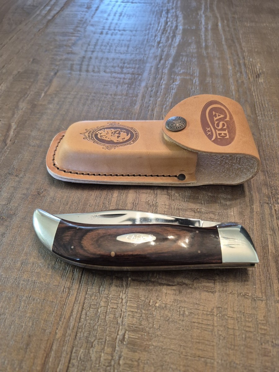 Vintage Case XX Buffalo Knife P172 7 DOTS 1973.w /New Case Leather