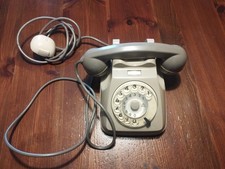 TELEFONO A DISCO GRIGIO SIP ITALTEL VINTAGE ORIGINALE FUNZIONANTE
