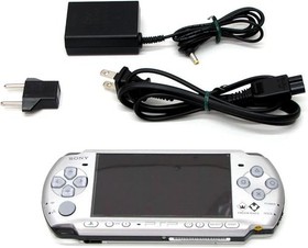 Sony PSP 3000 Kingdom Hearts Birth by Sleep Limited Edition Silver Handheld