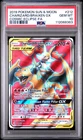 2019 POKEMON SUN & MOON COSMIC ECLIPSE FULL ART/CHARIZARD & BRAIXEN GX PSA 10