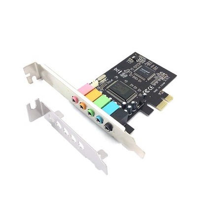 PCIe Soundkarte, 5.1 interne Soundkarte für PC Windows 7 mit Low Profile Halt...