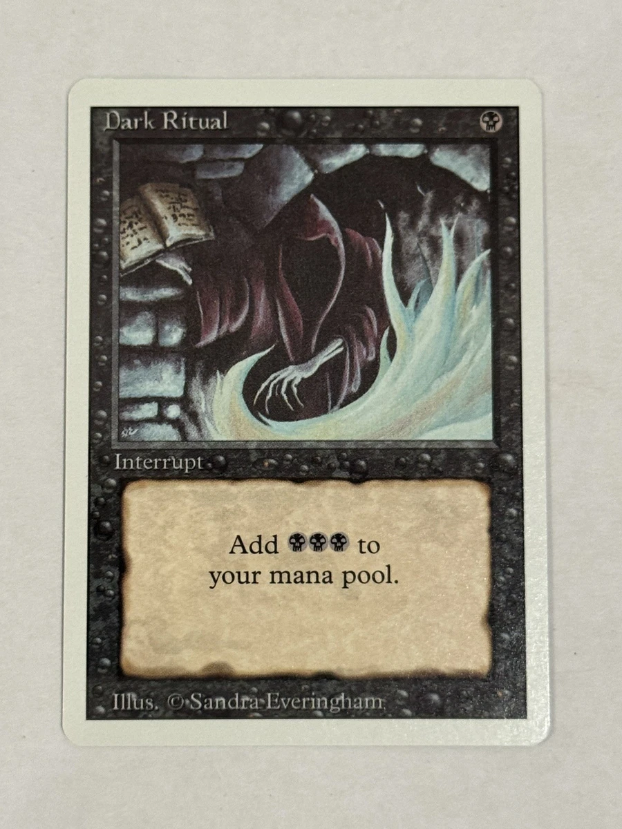 Magic: The Gathering Revised Edition Black Individual Collectible