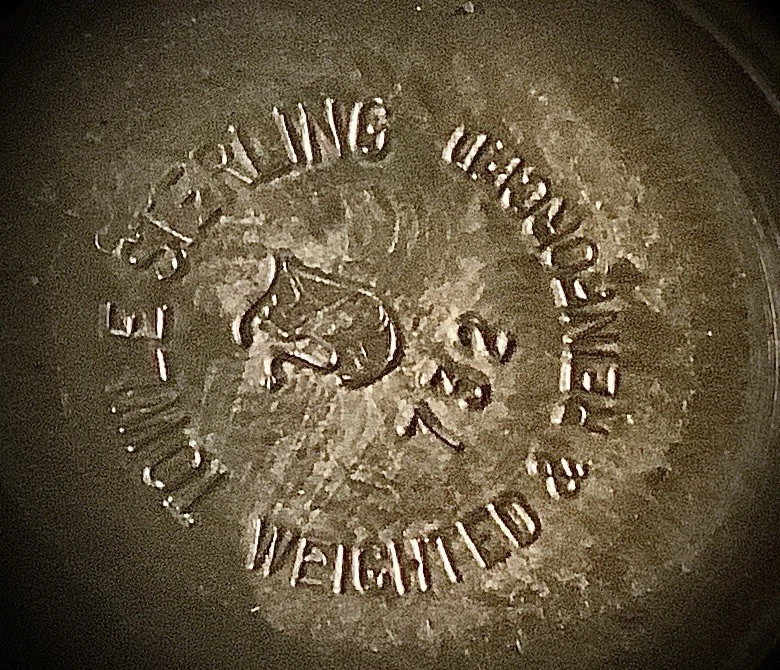 "JUEGO DE 2 - TOWLE candelabros reforzados con peso de plata de ley de 4,3"" de alto" Foto 4 de 4