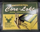 VINTAGE REMINGTON Approx. 20” X 16” Tin Tacker Core-LOKT Embossed Sign