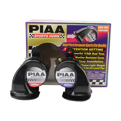 PIAA 85112 115db Set of Combination Automotive Sports Horns 500HZ and 600HZ