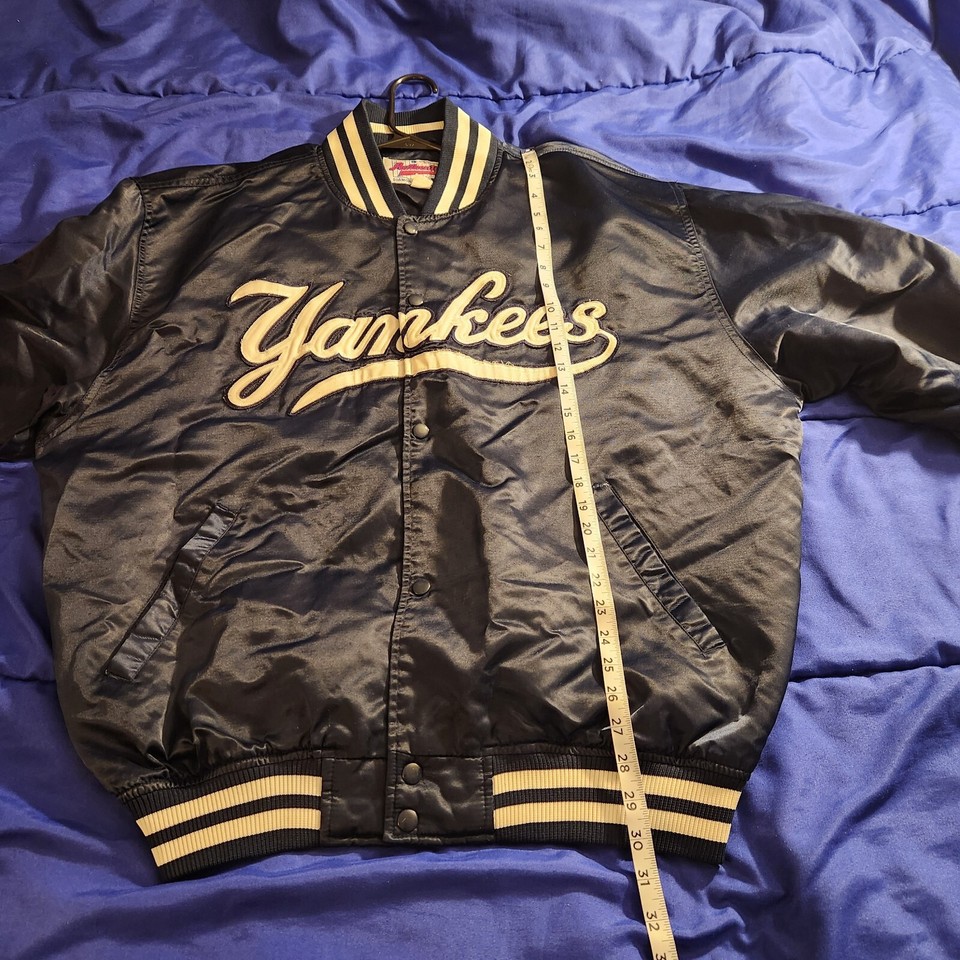 Vintage Starter Diamond Collection New York Yankees Satin Bomber Jacket