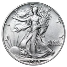 1945 Walking Liberty SILVER Half Dollar In AU Condition
