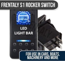Blue Light Led Light Bar 12v 20a 10a 5-pin Rocker Toggle Switch Car Boat Blue Light Led Light Bar 12v 20a 10a 5-pin Rocker Toggle Switch Car Boat
