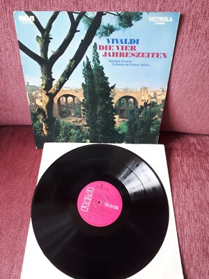 VIVALDI DIE VIER JAHRESZEITEN ACCARDO ORCHESTRA DA CAMERA ITALIANA 12'' LP VINYL