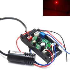 200mW 650nm Red Focus Dot Laser Diode Module 12V Driver Power TTL Modulation