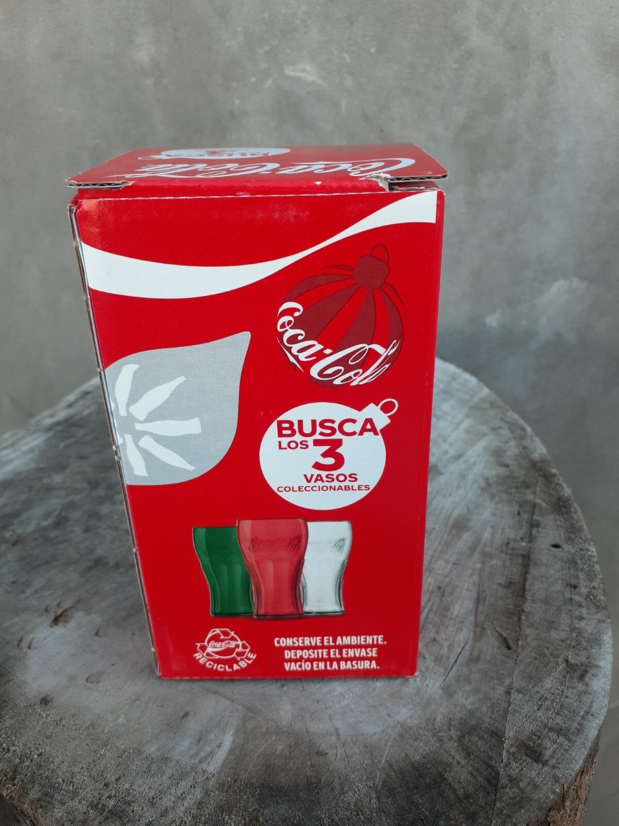Coca-Cola サンタクロース グラス 3個セット 2 Vintage Christmas Santa Claus Glasses Coca-Cola Coke 12oz
