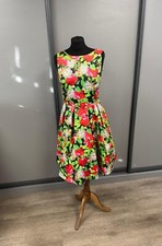 Myleene Klass Floral Spot Printed Bow Back Evening Swing Occasion Tea Dress 14