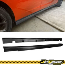 Fits 11-23 Dodge Charger SRT Style Unpainted Side Skirts Rocker Panels Extension