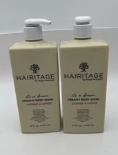 2 Pack Hairitage By Mindy Mcknight It's A Dream Creamy Body Wash Cherry & Amber