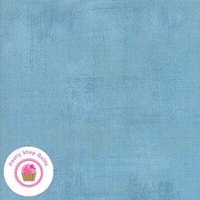 Moda GRUNGE 30150 480 Blue Crystal Sea BASIC GREY Quilt Fabric