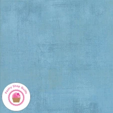 Moda GRUNGE 30150 480 Blue Crystal Sea BASIC GREY Quilt Fabric