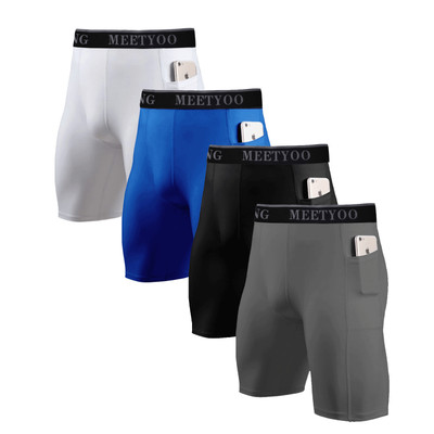 Herren Sport Shorts Kompressionshose Radlershorts Laufhose Trainingsshorts