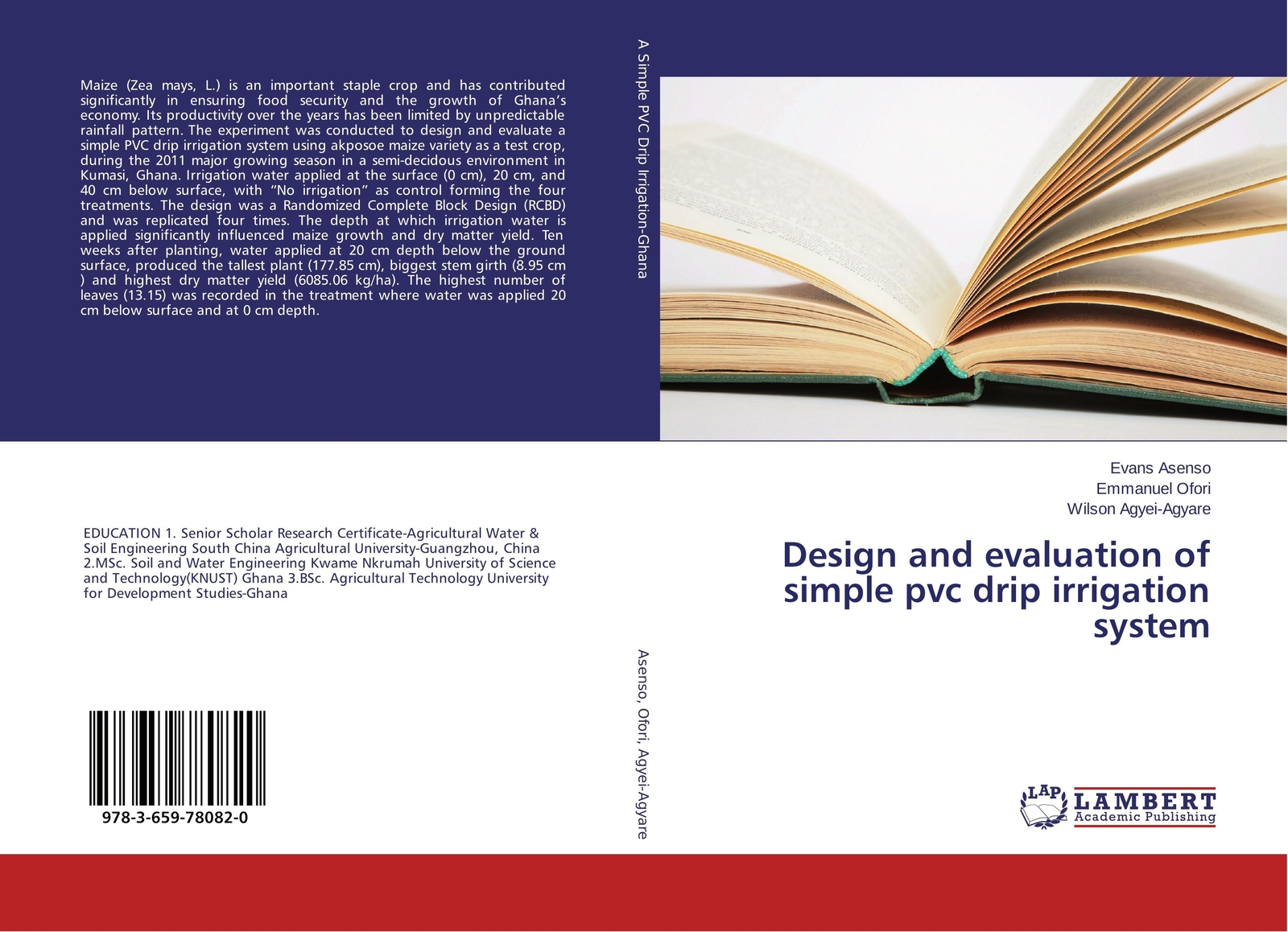 Thumbnail - Evans Asenso (u. A.) | Design And Evaluation Of Simple Pvc Drip