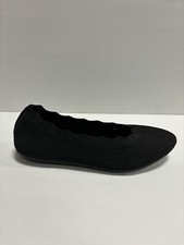 Skechers Women  s Cleo 2.0 - Love Spell Black Knit Flats, Size 8.5 M