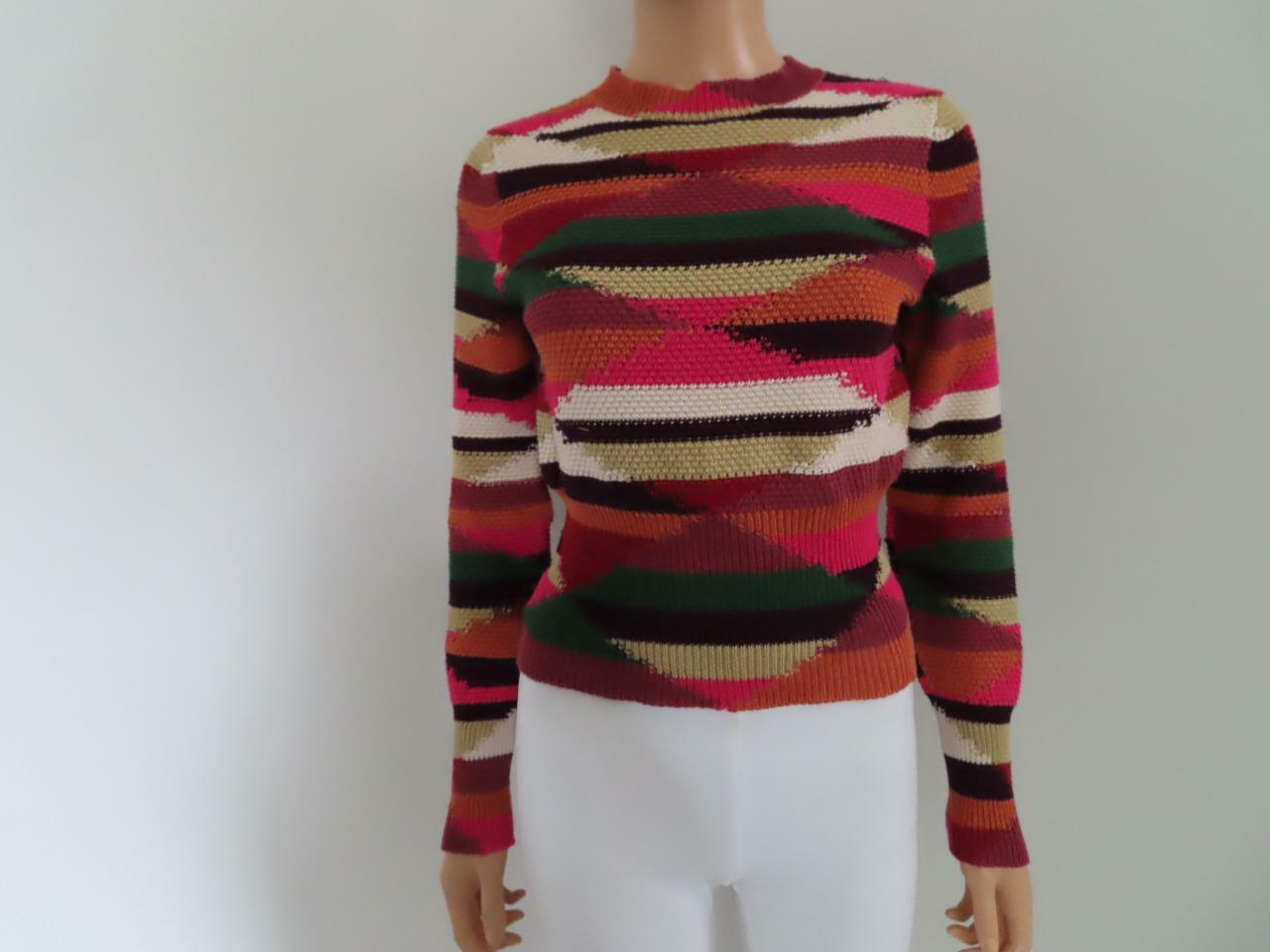 NWOT Christian Dior Multicolor Striped 