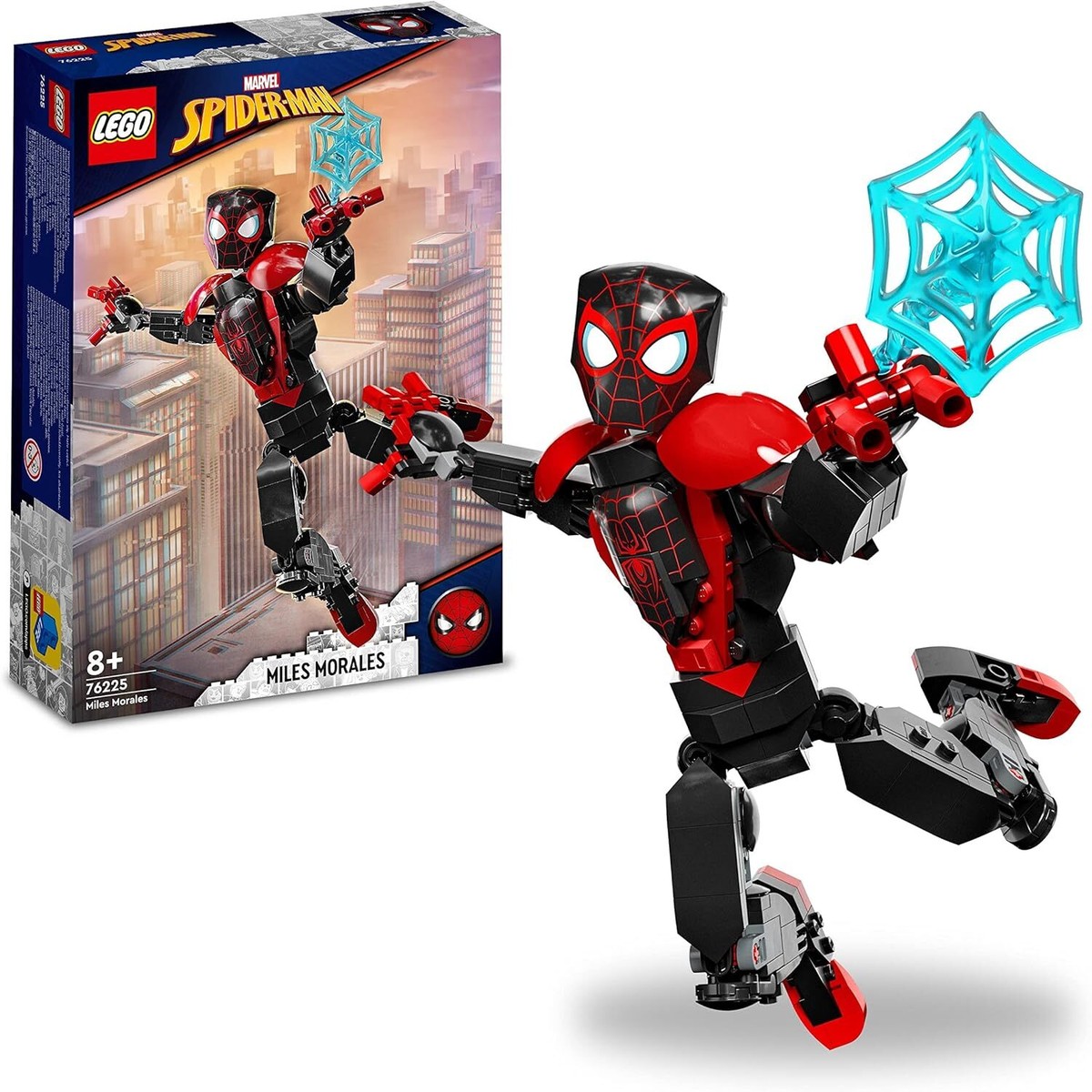LEGO 76225 Marvel Miles Morales Figure Set, Fully Articulated