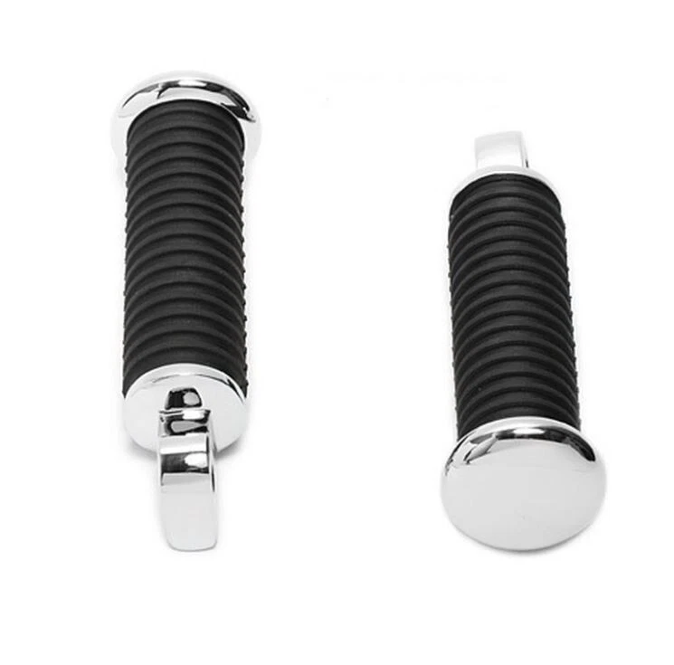 PEDANE PER HARLEY DAVIDSON PEDANINE MOTO CUSTOM SPORTSTER DYNA SOFTAIL PEDALINI - Immagine 3 di 4