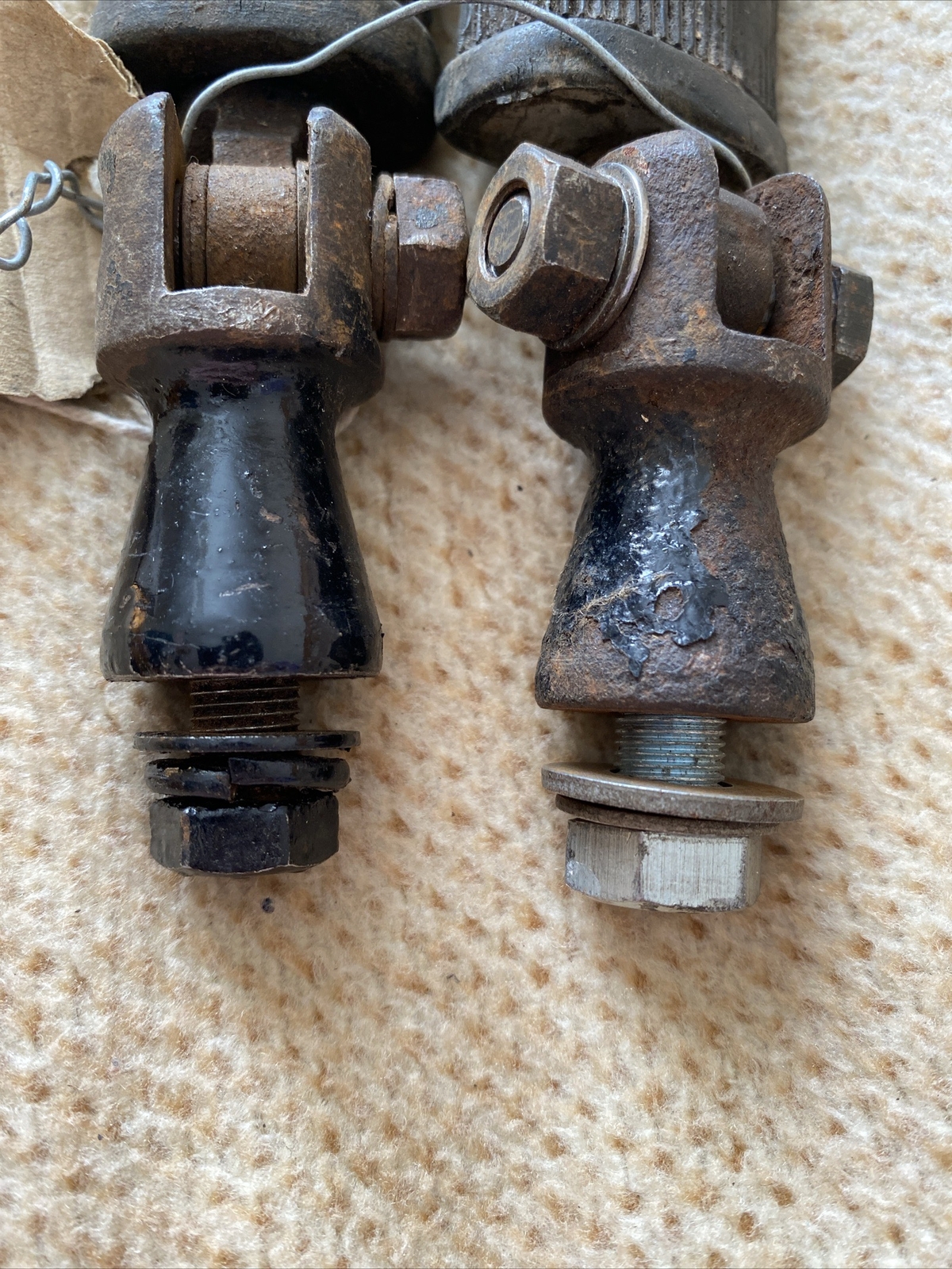 TRIUMPH 5T 6T T100 T110 T120 PILLION RIDERS FOOTRESTS eBay