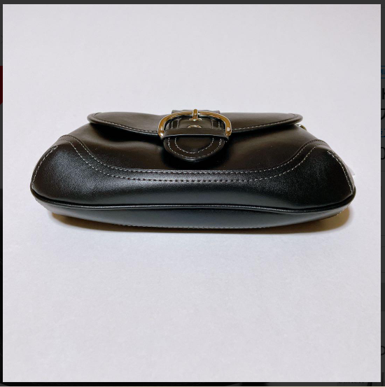 COACH CR699 Soho Bag Regenerative Leather Shoulder Bag Black
