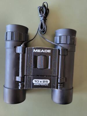 Meade Travel View Fernglas 10x25, grün,  mit Etui