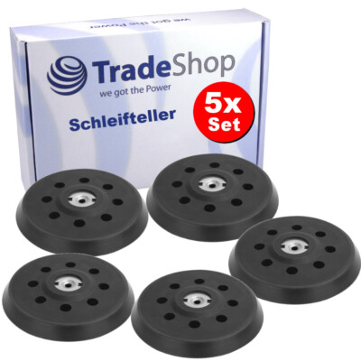 5x Ersatz-Schleifteller für Metabo SXE 425 TurboTec Schleifer ersetzt 631220000