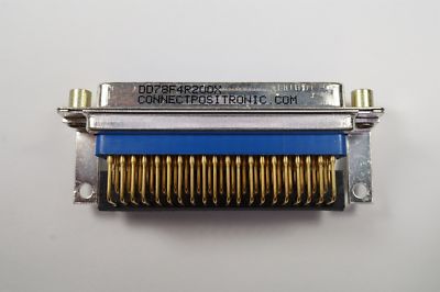 DD78F4R200X Positronic PCB D-Sub Connector Receptacle Female 78 Pos Right Angle