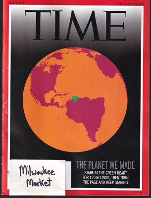 Time November 7 14 2022 The Planet We Made Double Issue Best Deal L@@K !!