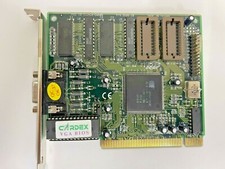 RARE VINTAGE CARDEX CIRRUS LOGIC PCI VGA CARD FCC ICUVGA-GW508 PN 9408-20 MXB32