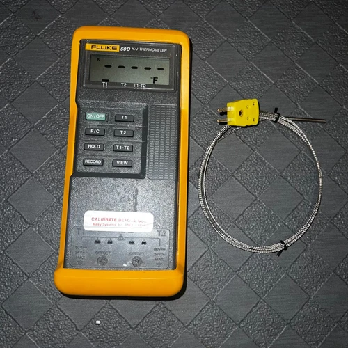 Fluke 50D K/J Dual Channel Input Digital Thermocouple Thermometer