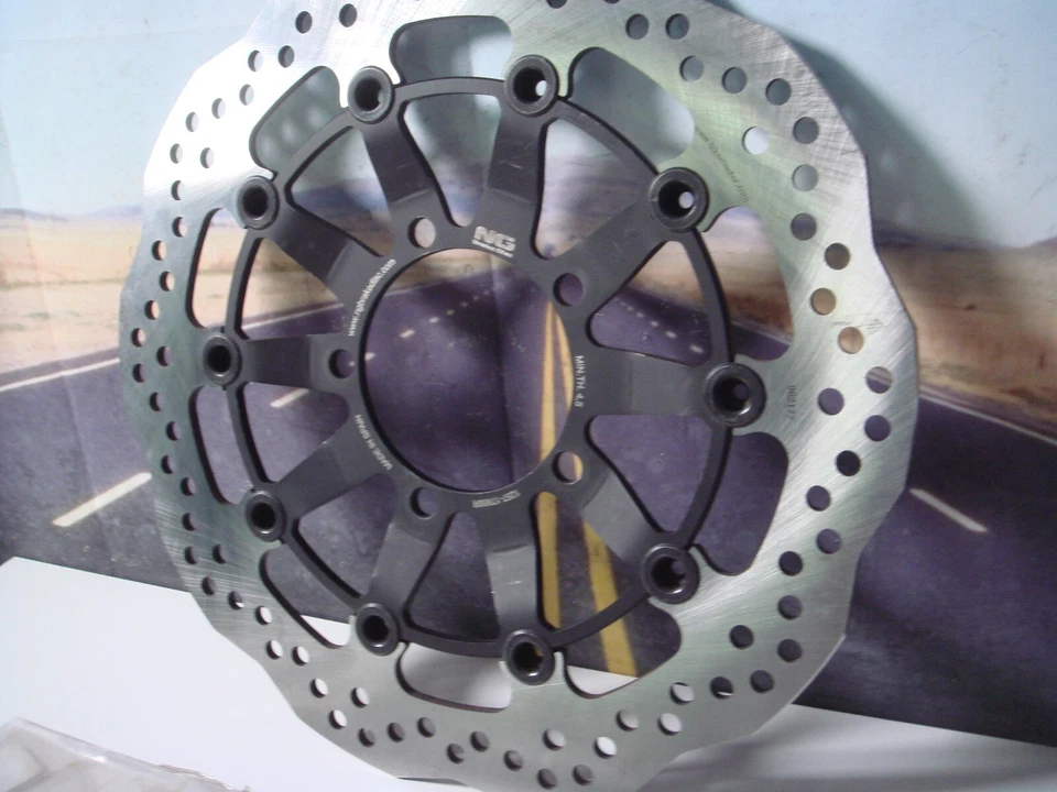 Brake Rotor 1257X Front Triumph Daytona 675 R Triple Thruxton BikeMaster  Y1 - Image 3 of 4