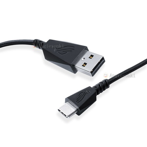 USB Type C Cable 1.8M Charging cable for ASUS P704 ROG CHAKRAM Wired Mouse - Picture 5 of 5