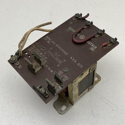 GE 9T55Y43G2 Dry-type Control Transformer 75VA Pri: 230/460V Sec: 115V 0.075kVA