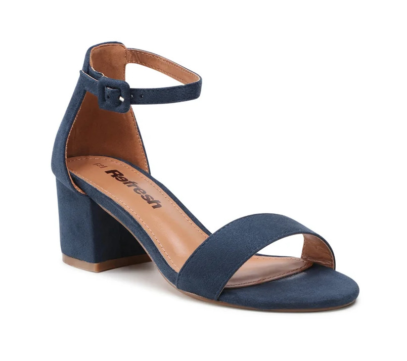 ОБНОВЛЕННЫЕ САНДАЛИИ CON TACCO BASSO DONNA RAGAZZA 79864 СИНИЕ ДЖИНСЫ MISURE 39 E 40 10190₽