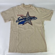 VTG Pacific Sports Center T-Shirt Haynes Beefy-T Single Stitch Made In USA Sz M