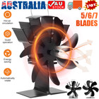 <!--F#f_0-->7-Blade Heat Powered Stove Top Fan for Wood Burner Log Burning Fire Eco-friendly<!--F/-->