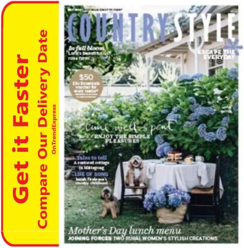 NEW Country Style Magazine Issue May 2023 In Full Bloom Time Well Spent - Picture 1 of 4