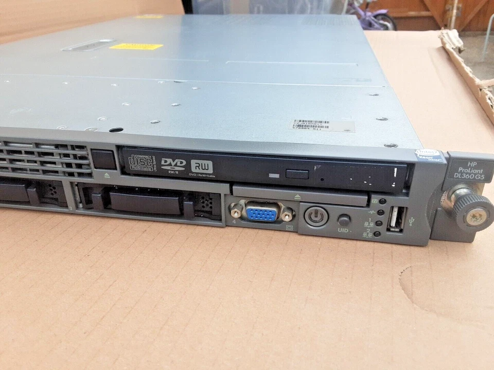 HP, Proliant DL360 G5 Server Rack Mount XEON PROCESSOR P/N HSTNS-2115, WORKS - Image 2 of 4