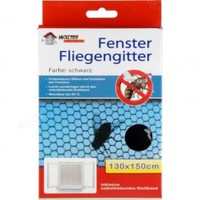 Fliegennetz Insektenschutz Fenster Klettband Fliegengitter Selbstkleb.130X150Cm