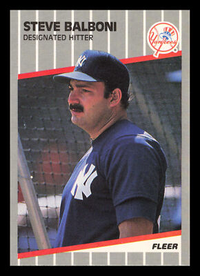 Steve Balboni #U-45 1989 Fleer Update New York Yankees