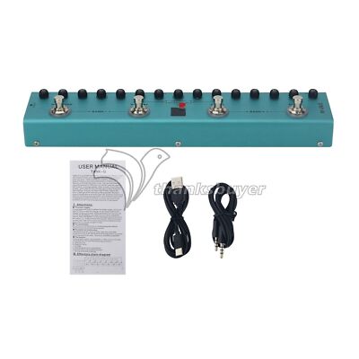 TANK-G Electric Guitar Effects Pedal Delay/Reverb with 36 Editable Presets #E9