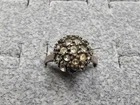 GRANDMA GRABE'S BEAUTIFUL VINTAGE 925 STERLING SILVER CZ 4G RING SIZE 7