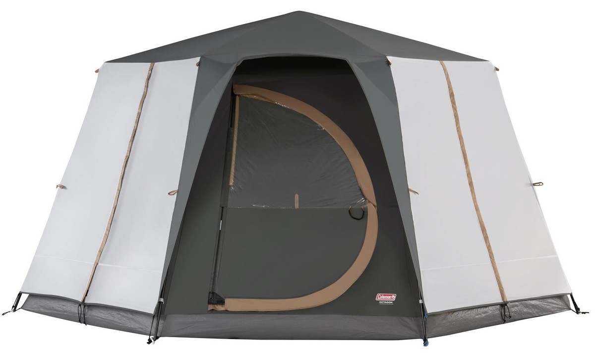 Coleman Cortes Octagon Tent 8 Person Grey Camping Outdoors Family 